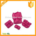 BPA libre aprobado por la FDA Silicona Chocolate Candy moldes Fondant Hacer Pan